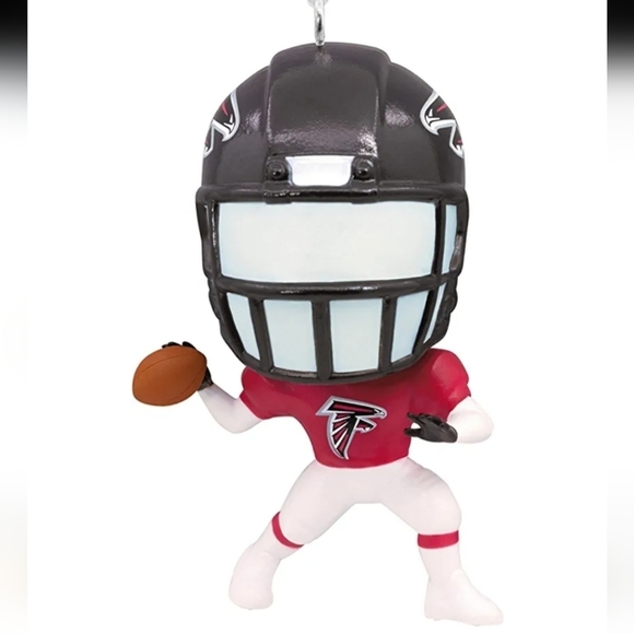 Hallmark NFL Atlanta Falcons Bouncing Buddy Christmas Ornament - Picture 3 of 8